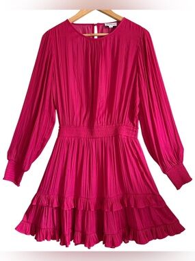 EVEREVE Vibrant Feminine Coquette Girl Romantic Cocktail Party Dress Size M